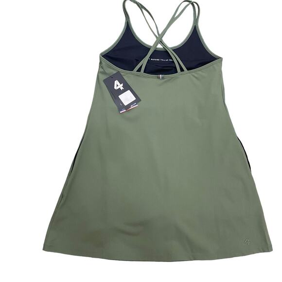 Fourlaps Vitality  Crisscross Back Lined  Tennis Pickleball Dress Size Small - Picture 8 of 12